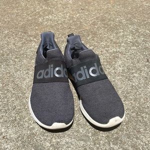 Gray adidas sneakers